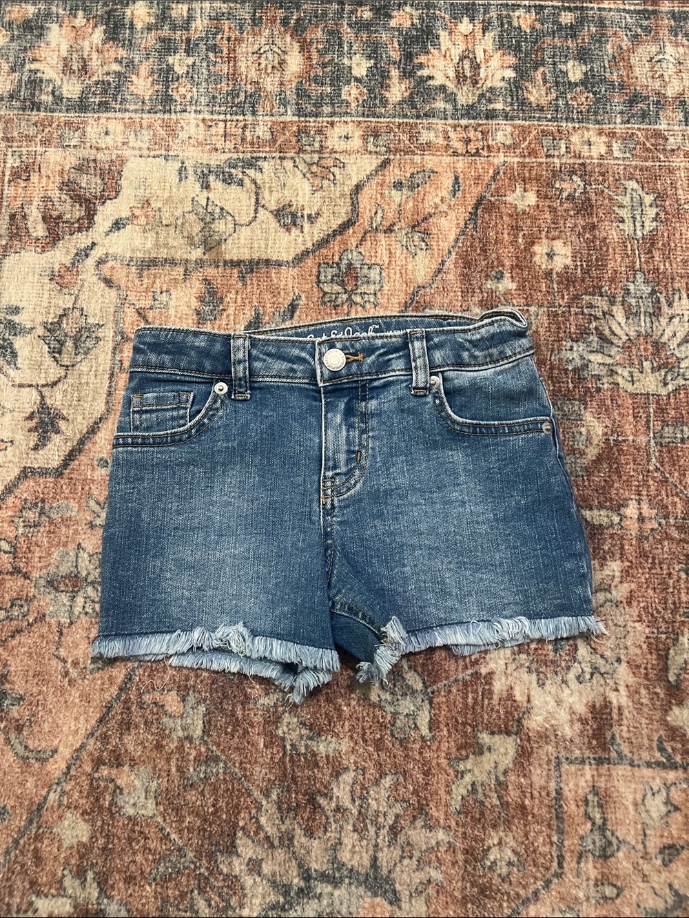 Cat & Jack Distressed Blue Denim Shorts